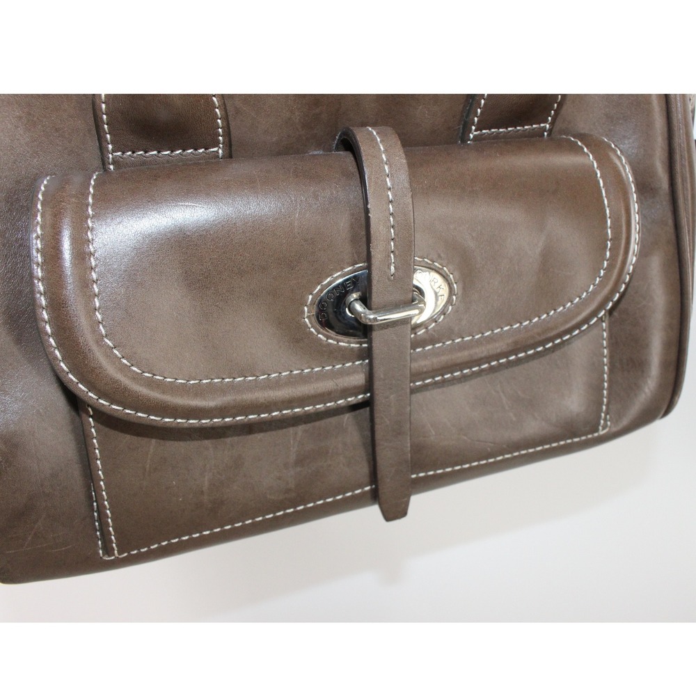 Dooney & Bourke Satchel Handbag Leather Crossbody Brown - Picture 10 of 16